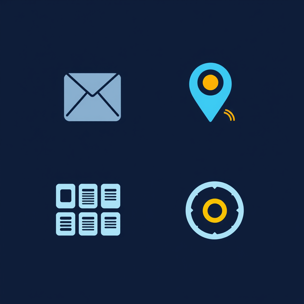 Montage of everyday AI: spam filters, recommendations, face unlock
