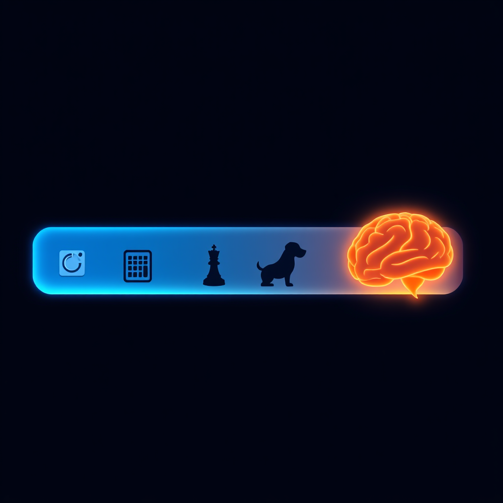 Intelligence spectrum from calculator to human